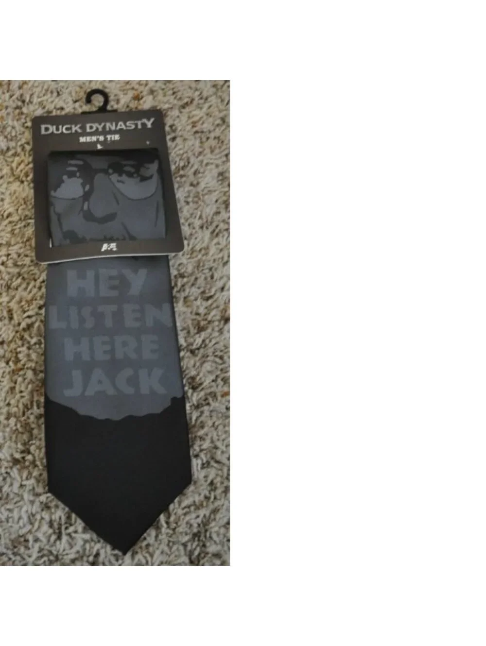 Mens Necktie Lot of 3 Duck Dynasty Variety Ties A&E Black & Brown Lined Funny